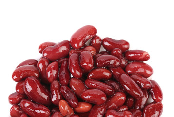 Red beans close up.