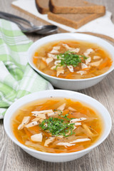vegetable soup with chicken