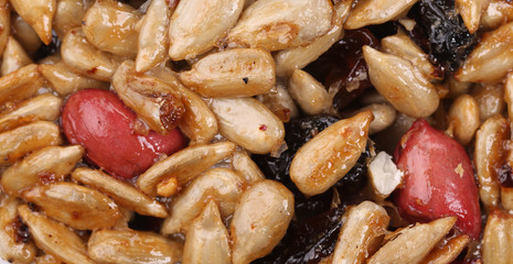 Candied peanuts sunflower seeds.
