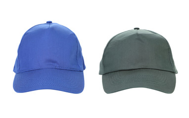 Blue and Gray working peaked caps.