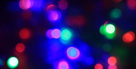 Fototapeta premium Multicolor bokeh circle background.