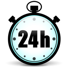 stopwatch 24h icon