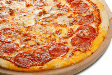 Hearty pizza