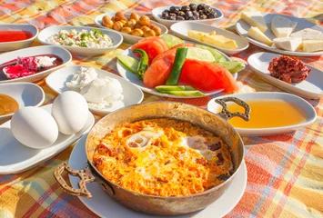 Rolgordijnen Turkish breakfast 1 © irinaorel