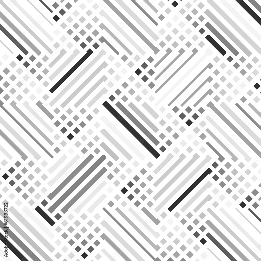 Wall mural vector seamless pattern stylish modern texture repeating geometr