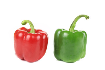 Sweet red and green pepper.