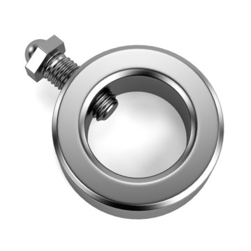 realistic 3d render of thumbscrew