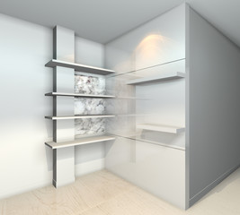 shelves designs white