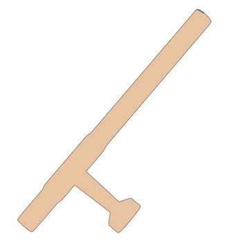 cartoon image of tonfa weapon