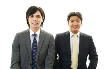 笑顔のビジネスマン