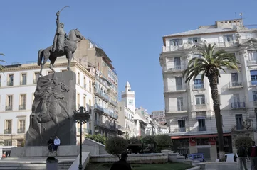 Gordijnen Algiers - Emir Abdelkader plein © chevallier yves