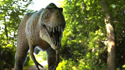 Fototapeta premium T-Rex 3D front