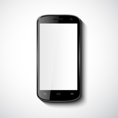 Vector Smart Phone With Blank Screen
