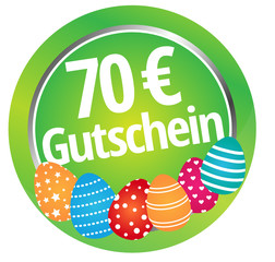 70 Euro Gutschein