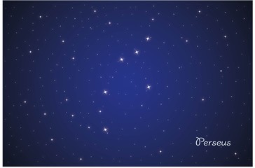 Fototapeta na wymiar Constellation Perseus