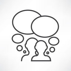 Two persons communication