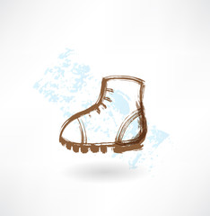 Boot grunge icon