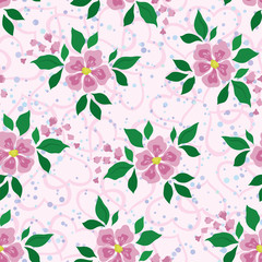 Abstract floral background