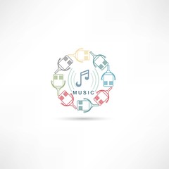 Music note icon