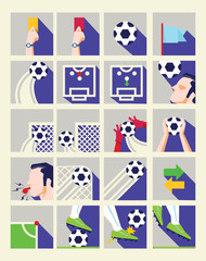 Flat Soccer Icon