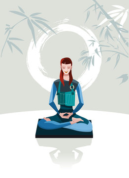 Woman Meditating