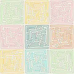 Labyrinth pattern