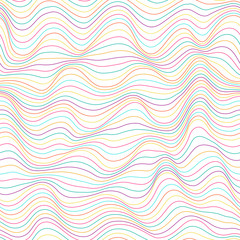 Seamless abstract pattern. Color waves