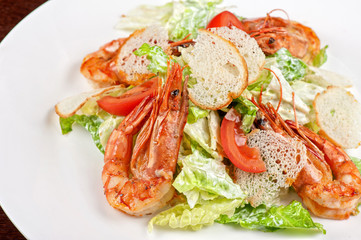 Tasty shrimp salad