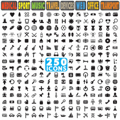 250 icons set