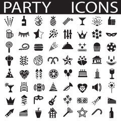 party icons set