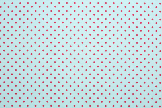 green and red polka dot