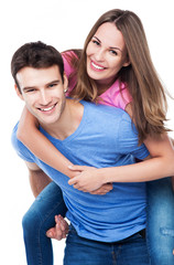 Fototapeta premium Happy young couple