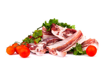 Raw Pork Ribs
