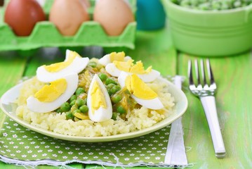 vegetables curry with eggs