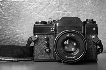 Old Soviet film camera