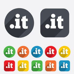 Domain IT sign icon. Top-level internet domain
