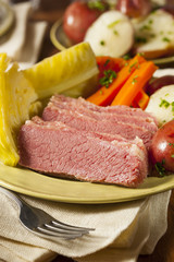 Homemade Corned Beef and Cabbage