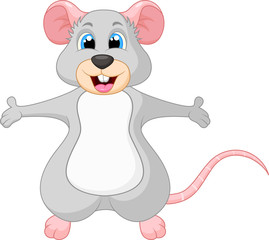 Cute mouse cartoon