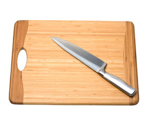 Knife on Cutting Board