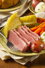 Homemade Corned Beef and Cabbage