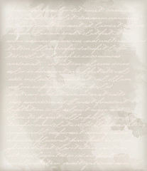 Old letter texture