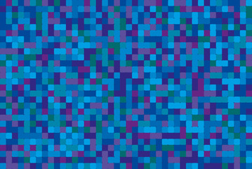 Blue mosaic background. Vector