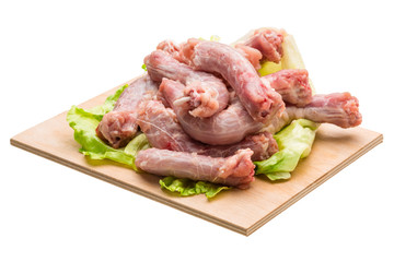 Raw chicken neck