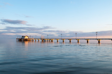 Naklejka premium Tramonto al Faro