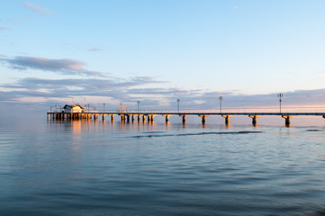 Naklejka premium Tramonto al Faro