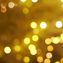 Yellow bokeh lighs