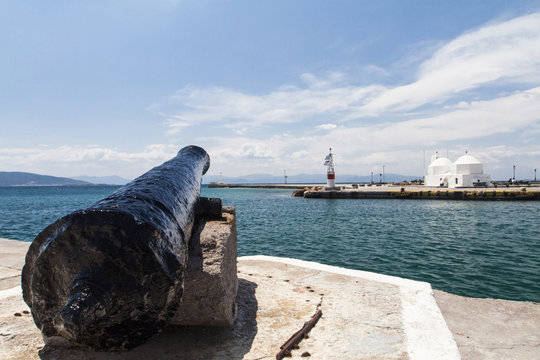 View of Aegina harbor