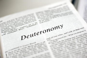 Obraz premium Book of Deuteronomy