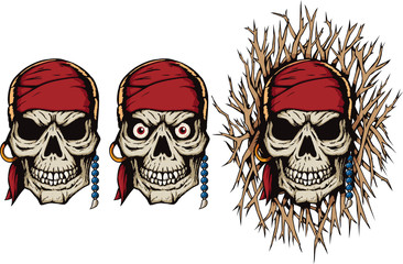 Evil Pirate Skull