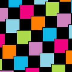 Background with colorful tiles for web
